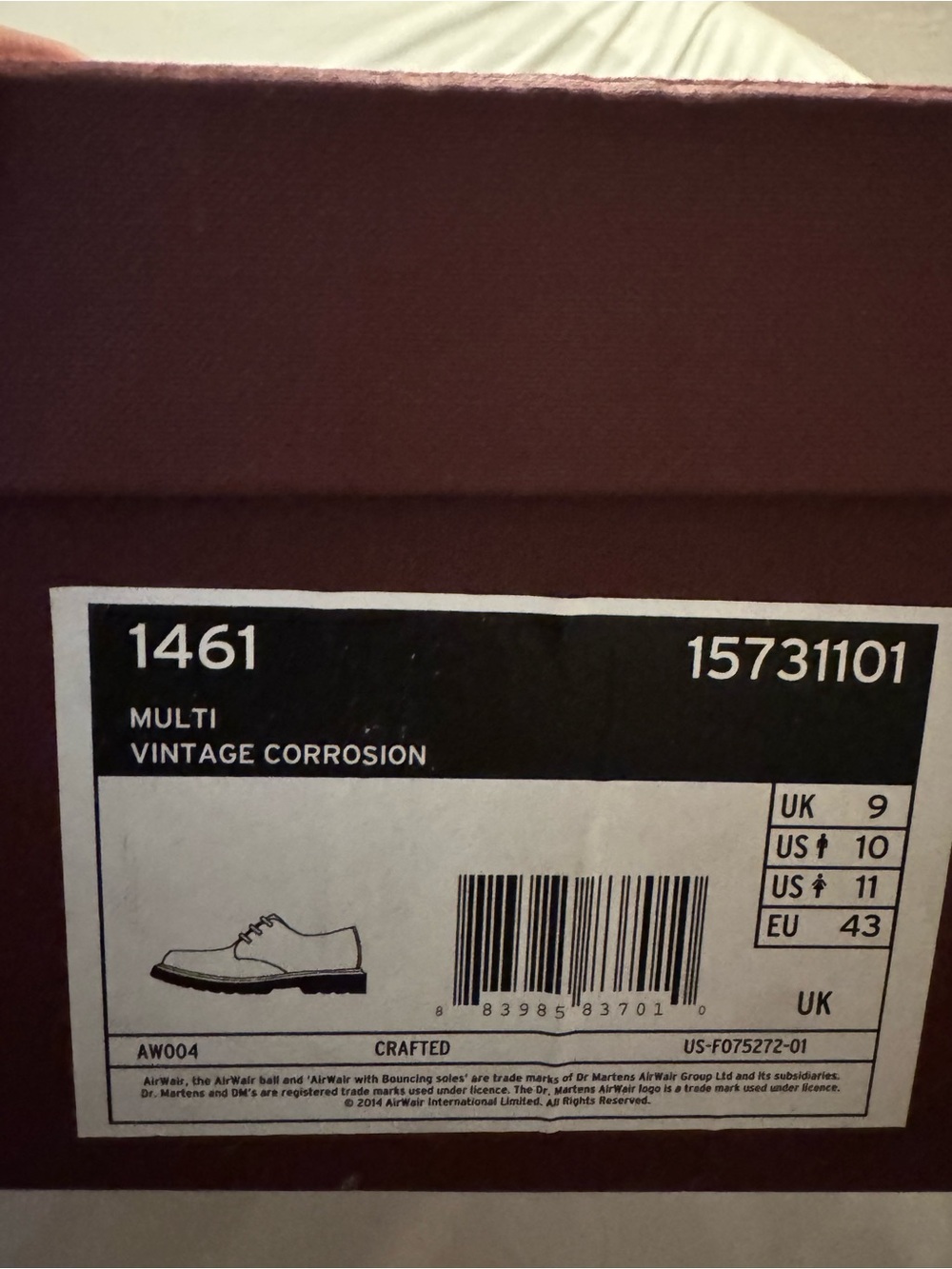 RARE Dr. Martens multi vintage Corrosion - Picture 10 of 10